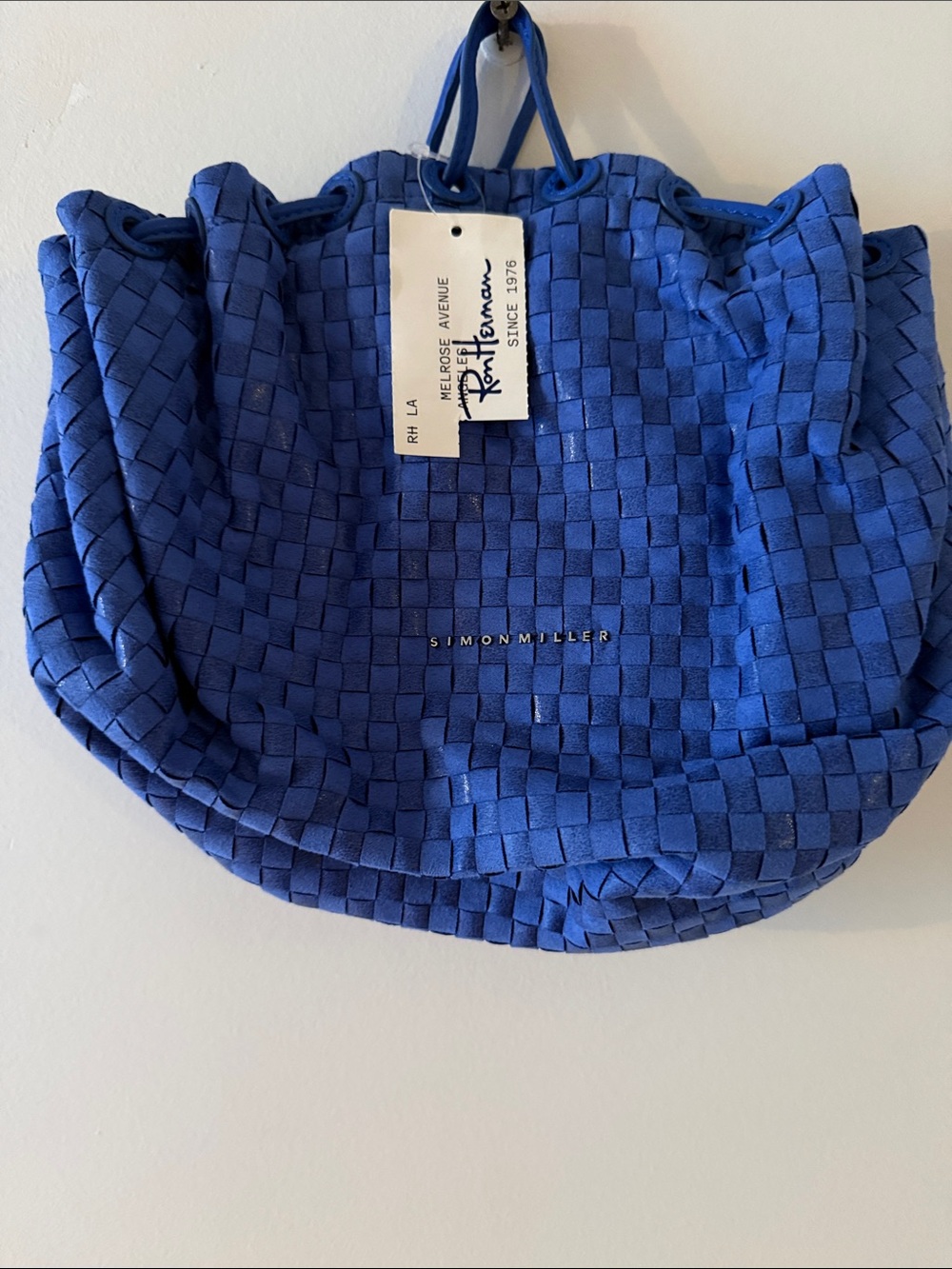 Simon Miller Cobalt Woven Tote